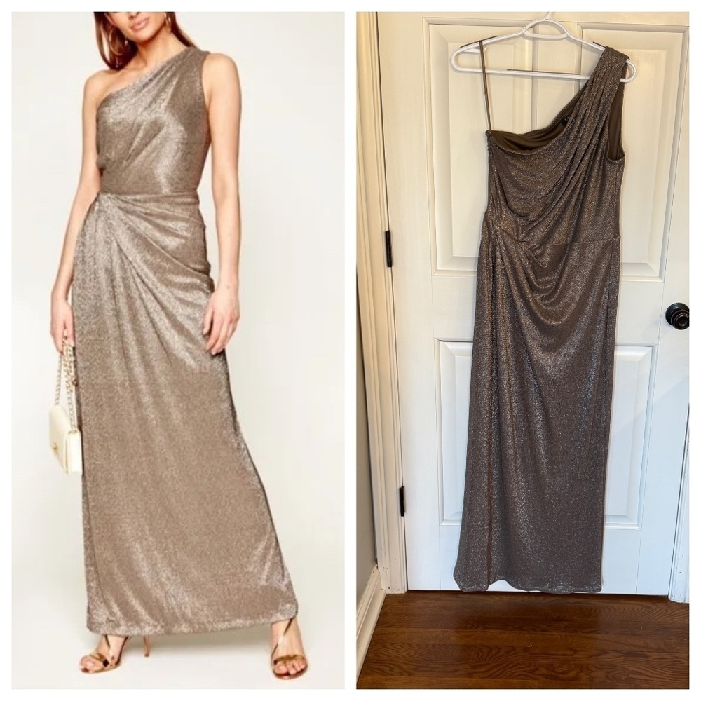 Lauren x Ralph Lauren One Shoulder Smoked Side Waist 45095